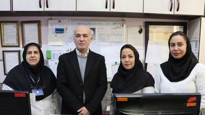 تقدیر از مددکاران بیمارستان شهید مدرس به مناسبت روز مددکاری